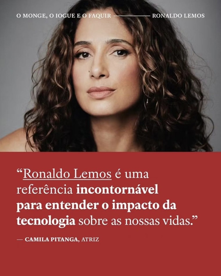 Camila Pitanga sobre O Monge, o Iogue e o Faquir